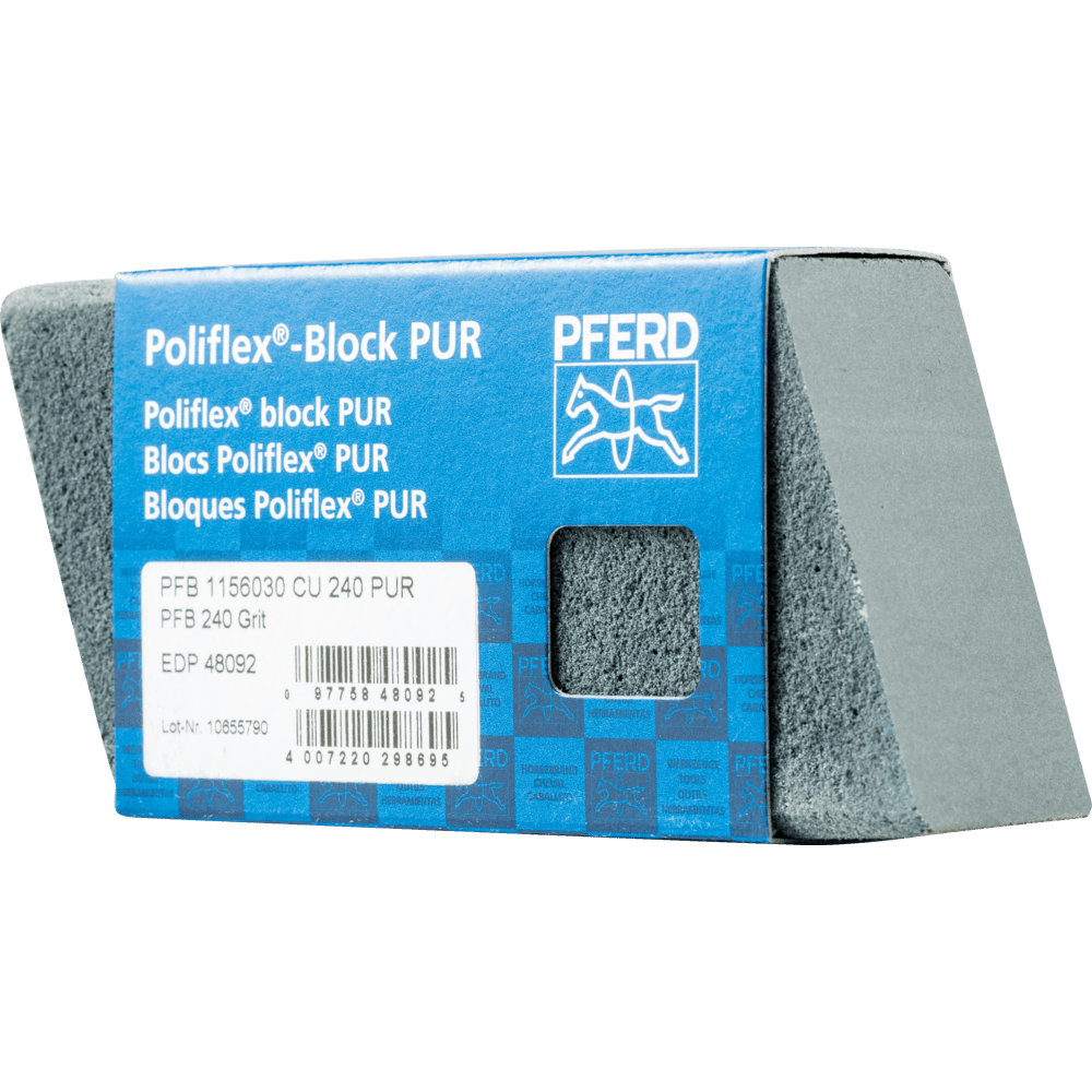 PFERD Poliflex Schleifblock 30x60x115 mm Bindung PUR SIC240 für Feinschliff und Finish PFERD Poliflex Schleifblock 30x60x115 mm Bindung PUR SIC240 für Feinschliff und Finish