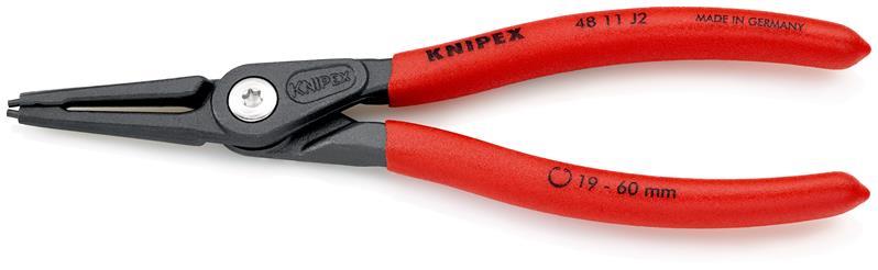 Präzisionssicherungsringzange J 2 f.Bohrungen D.19-60mm L.180mm KNIPEX