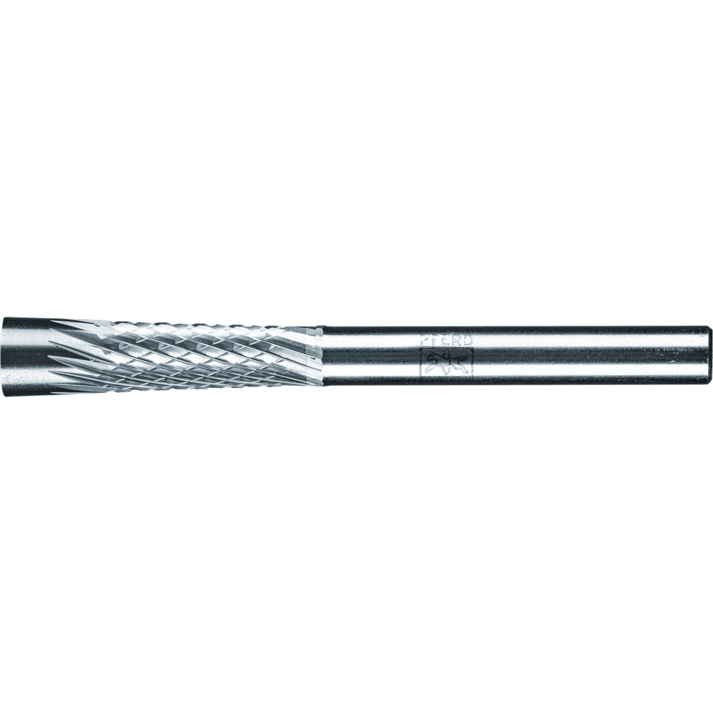 PFERD Hartmetall Kopierfrässtift 7 mm Winkelfrässtift WKN Ø08x26 mm Schaft-Ø 6 mm Z4 universal mittel fein