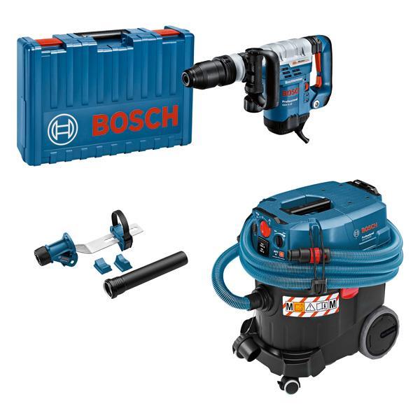 BOSCH Combo Kit GSH 5 CE + GAS 35 M AFC + GDE max BOSCH Combo Kit GSH 5 CE + GAS 35 M AFC + GDE max