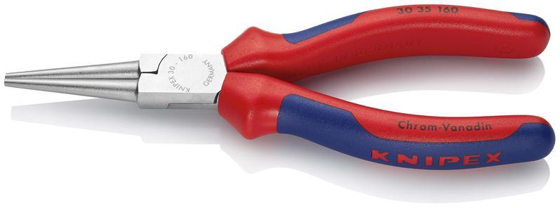 KNIPEX 30 35 160 Langbeckzange mit Mehrkomponenten-Hüllen verchromt 160 mm KNIPEX 30 35 160 Langbeckzange mit Mehrkomponenten-Hüllen verchromt 160 mm