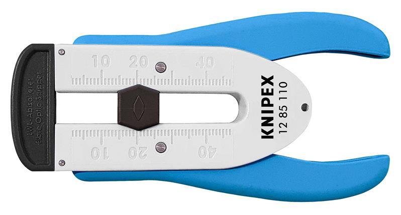 KNIPEX 12 85 110 SB Abisolierwerkzeug für Glasfaserkabel  190 mm