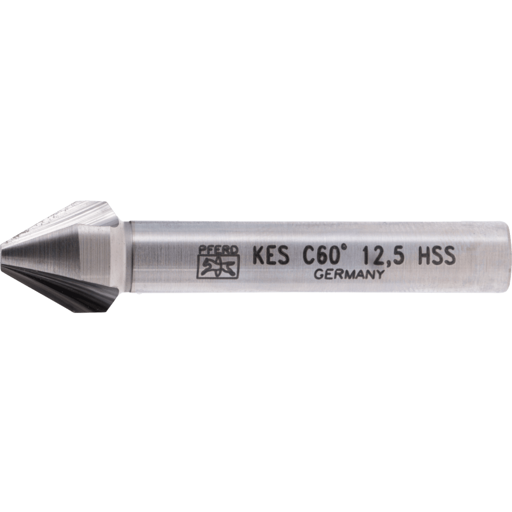 PFERD HSS Kegel-und Entgratsenker 60° Ø 12,5 mm Schaft-Ø 8 mm DIN 334 C