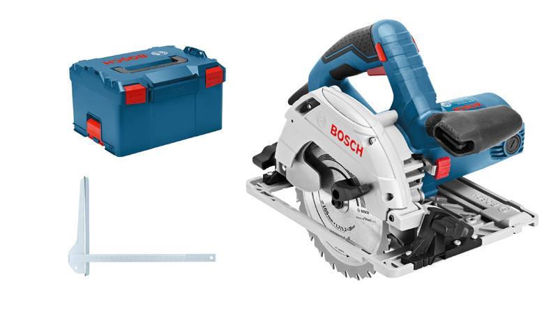 BOSCH Handkreissäge GKS 55+ GCE, mit L-BOXX