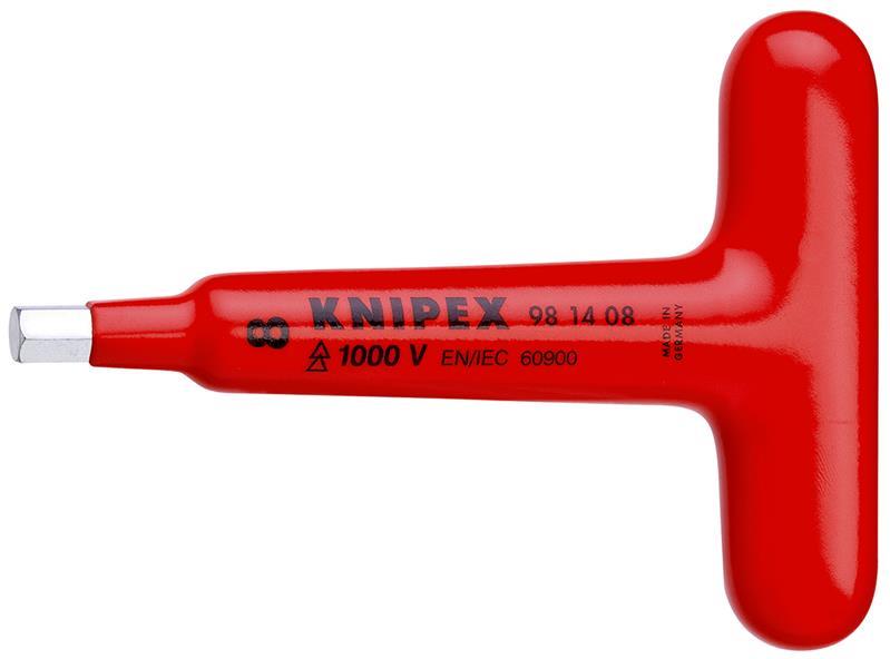 KNIPEX 98 14 05 Schraubendreher für Innensechskantschrauben mit T-Griff 120 mm