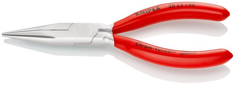 KNIPEX 30 23 140 Langbeckzange mit Kunststoff überzogen verchromt 140 mm KNIPEX 30 23 140 Langbeckzange mit Kunststoff überzogen verchromt 140 mm