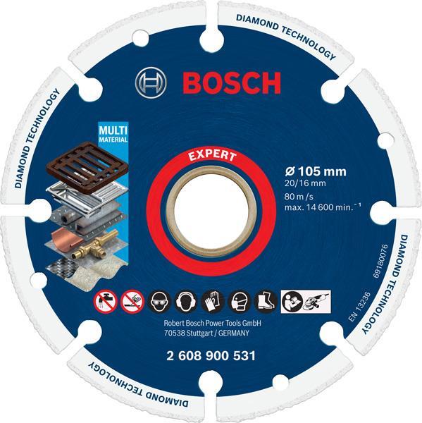 BOSCH EXPERT Diamond Metal Wheel Trennscheibe, 105 x 20/16 mm