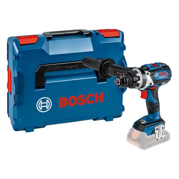 BOSCH Akku-Bohrschrauber GSR 18V-110 C mit Zusatzhandgriff und L-BOXX