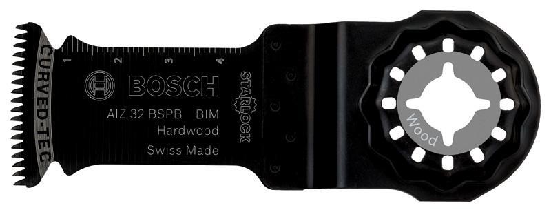 BOSCH BIM Tauchsägeblatt AIZ 32 BSPB, Hard Wood, 50 x 32 mm, 10er-Pack