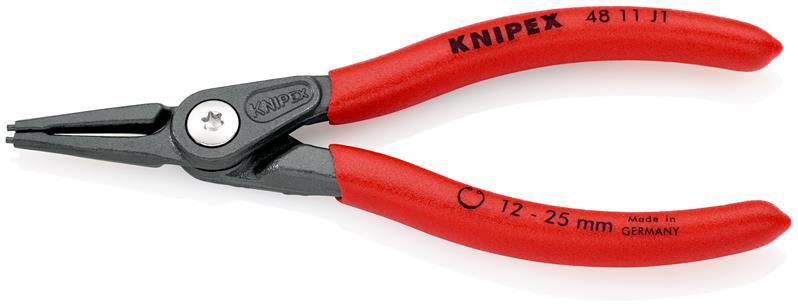 Präzisionssicherungsringzange J 1 f.Bohrungen D.12-25mm L.140mm KNIPEX