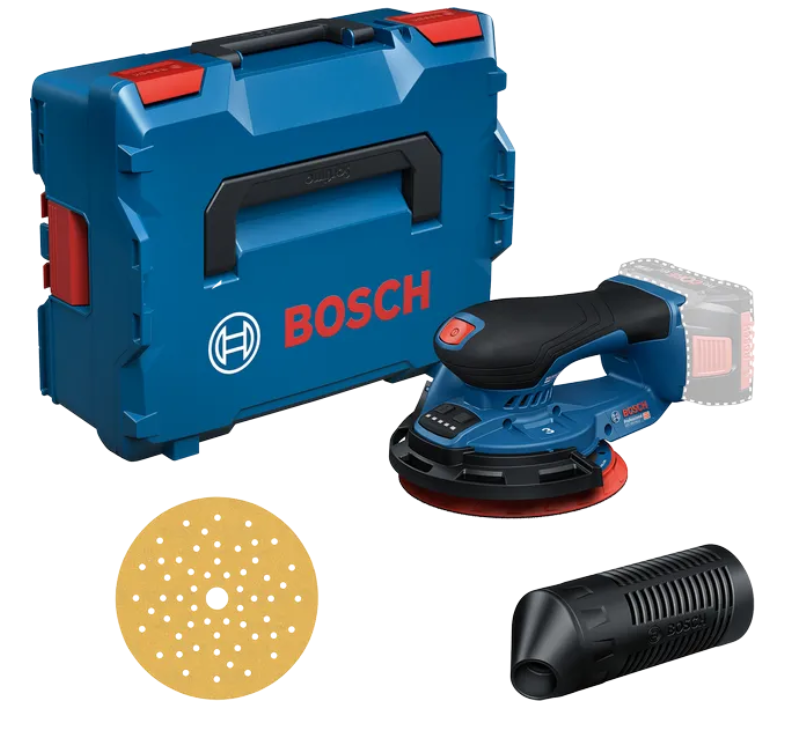 BOSCH Akku-Exzenterschleifer GEX 18V-150-3, L-BOXX 162
