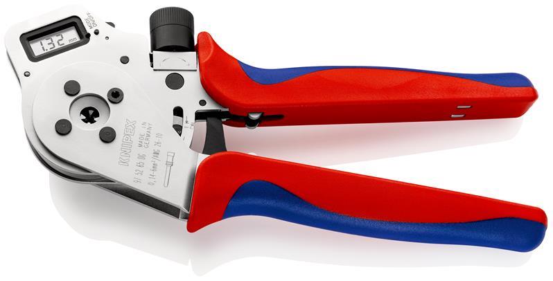 Vierdornpresszange L.240mm 0,14-6 (AWG 26-10)mm² KNIPEX