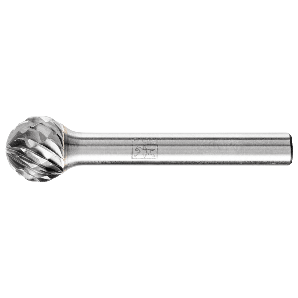 PFERD Hartmetall Hochleistungsfrässtift ALLROUND Kugel KUD Ø 12x10mm Schaft-Ø 6 mm universal grob