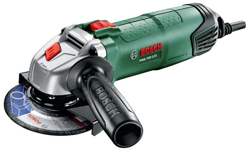 BOSCH Winkelschleifer PWS 750-115, Handgriff