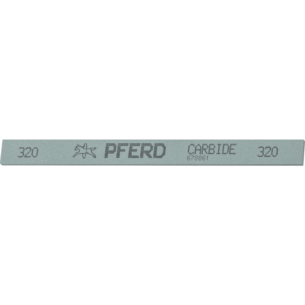 PFERD Polierstein vierkant 13x3x150mm SiC320 für harte Materialien im Werkzeug- und Formenbau