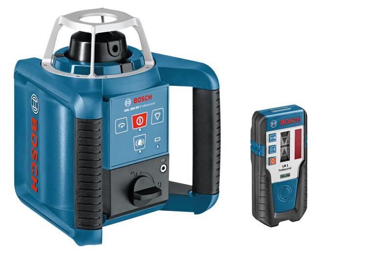 BOSCH Rotationslaser GRL 300 HV, mit RC 1, WM 4, LR 1, BT 170 HD und GR 240