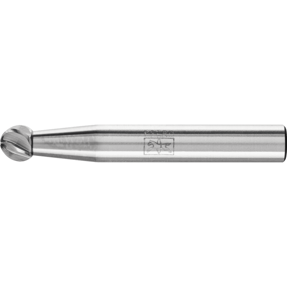 Frässtift KUD D.6mm Kopf-L.5mm Schaft-D.6mm HM Verz.INOX PFERD