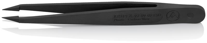 KNIPEX 92 09 02 ESD Kunststoffpinzette ESD Glatt 115 mm KNIPEX 92 09 02 ESD Kunststoffpinzette ESD Glatt 115 mm