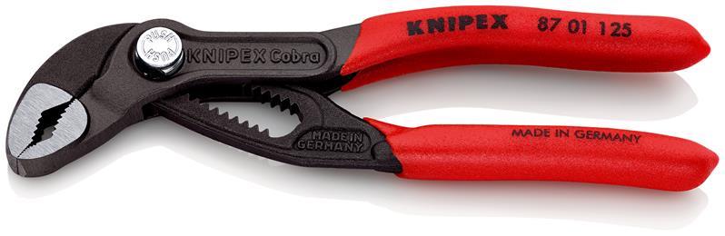 Wasserpumpenzange Cobra® L.125mm Spann-W.27mm pol.Ku.-Überzug KNIPEX