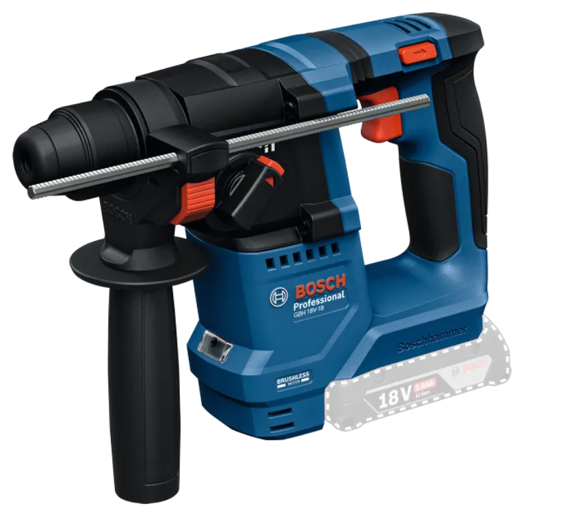 BOSCH Akku-Bohrhammer mit SDS plus GBH 18V-18 solo im Karton