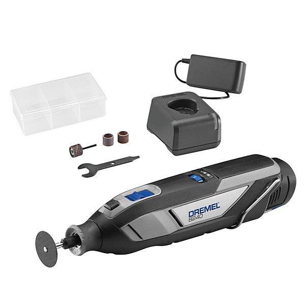 BOSCH DREMEL® 8240, Kabelloses Multifunktionswerkzeug, 1x 12-V-2Ah-Akku, 5 Zubehöre