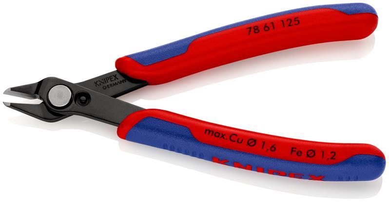 Elektronik-Seitenschneider Super-Knips® L.125mm Spezialwerkzeugstahl brün.KNIPEX