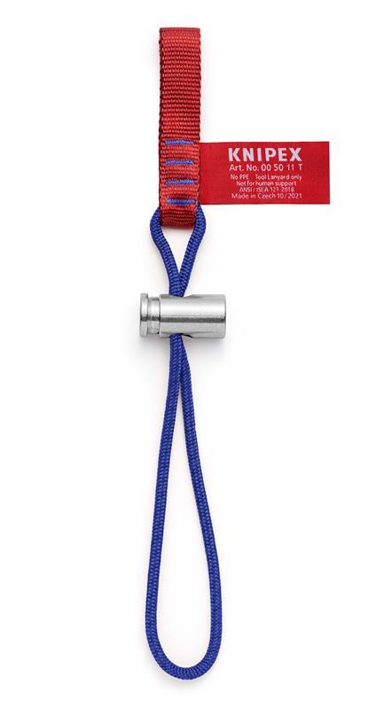 KNIPEX 00 50 11 T BK Adapterschlaufe 6kg Zur Werkzeug-Absturzsicherung 400 mm