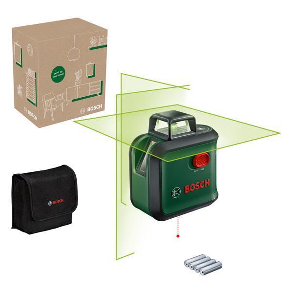 BOSCH Kreuzlinien-Laser AdvancedLevel 360 Set, eCommerce-Karton