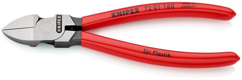 Seitenschneider f.Ku.L.160mm Kopf pol.ger.Ku.-Überzug KNIPEX