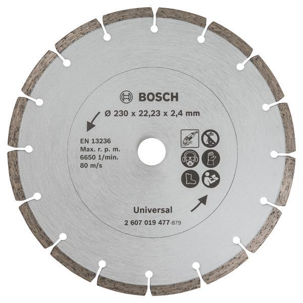 BOSCH Diamanttrennscheibe für Baumaterial, Durchmesser: 230 mm