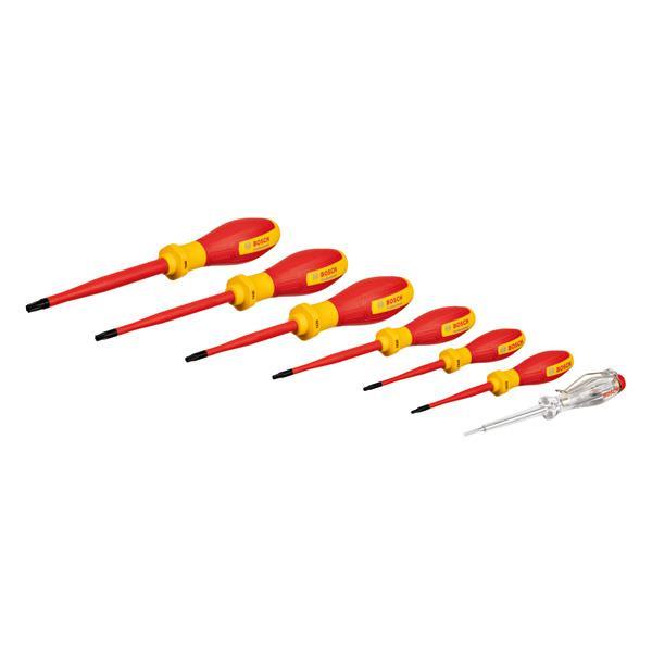BOSCH Combo Kit VDE-Schraubendreher-Set TX, 7-tlg. BOSCH Combo Kit VDE-Schraubendreher-Set TX, 7-tlg.