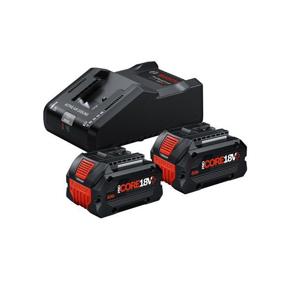 BOSCH Starter-Set 2 x ProCORE18V+ 8.0Ah + GAL 18V-160