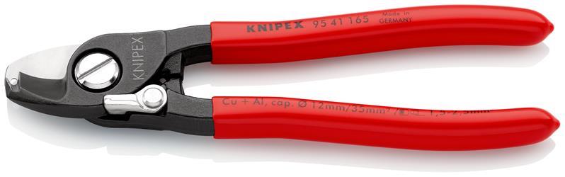 KNIPEX 95 41 165 Kabelschere mit Kunststoff überzogen brüniert 165 mm KNIPEX 95 41 165 Kabelschere mit Kunststoff überzogen brüniert 165 mm