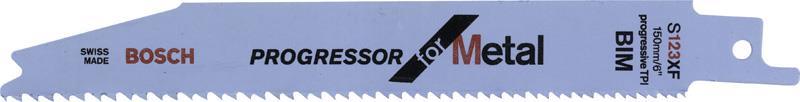 Säbelsägeblatt S 123 XF Progressor for Metal, 5er-Pack