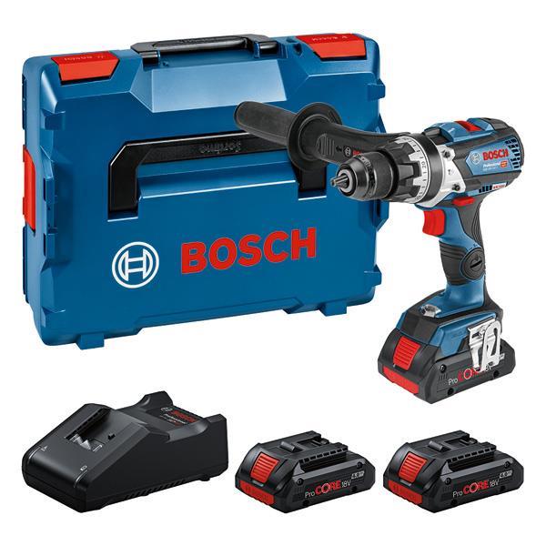 BOSCH Prof. Set: Akku-Schlagbohrschrauber GSB 18V-110 C, 3 x ProCORE18V 4.0Ah, L-BOXX BOSCH Prof. Set: Akku-Schlagbohrschrauber GSB 18V-110 C, 3 x ProCORE18V 4.0Ah, L-BOXX