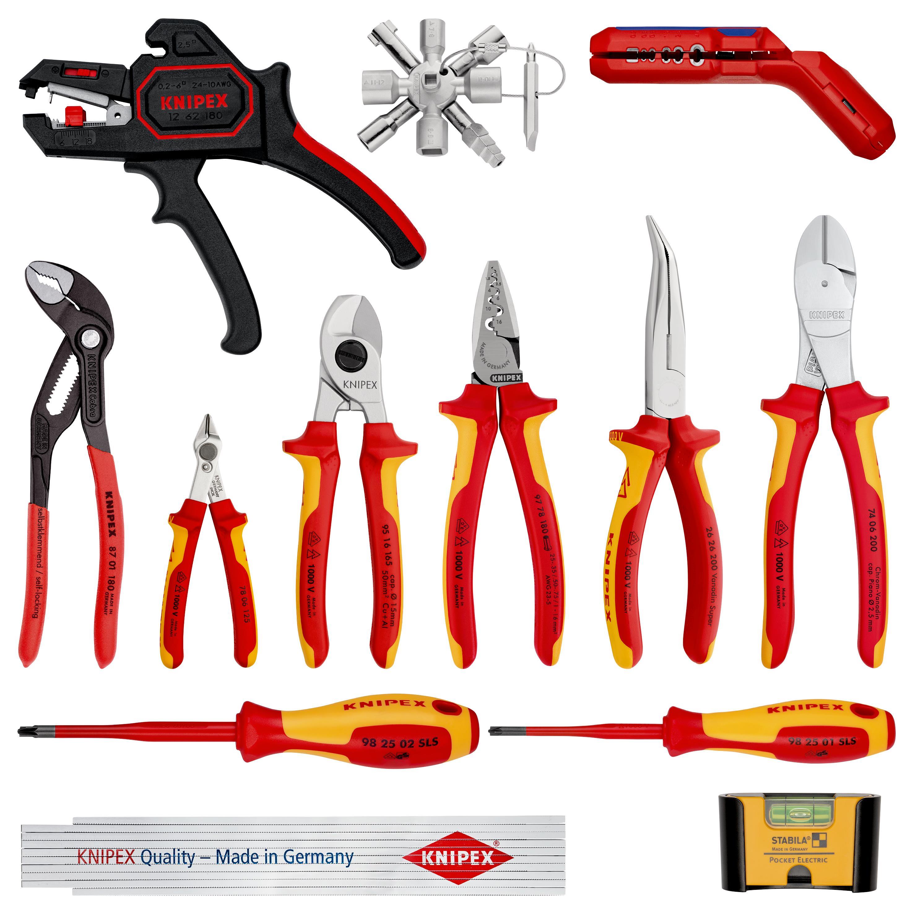 KNIPEX 00 20 90 V02 Erweiterungsset Elektro 2 14-teilig