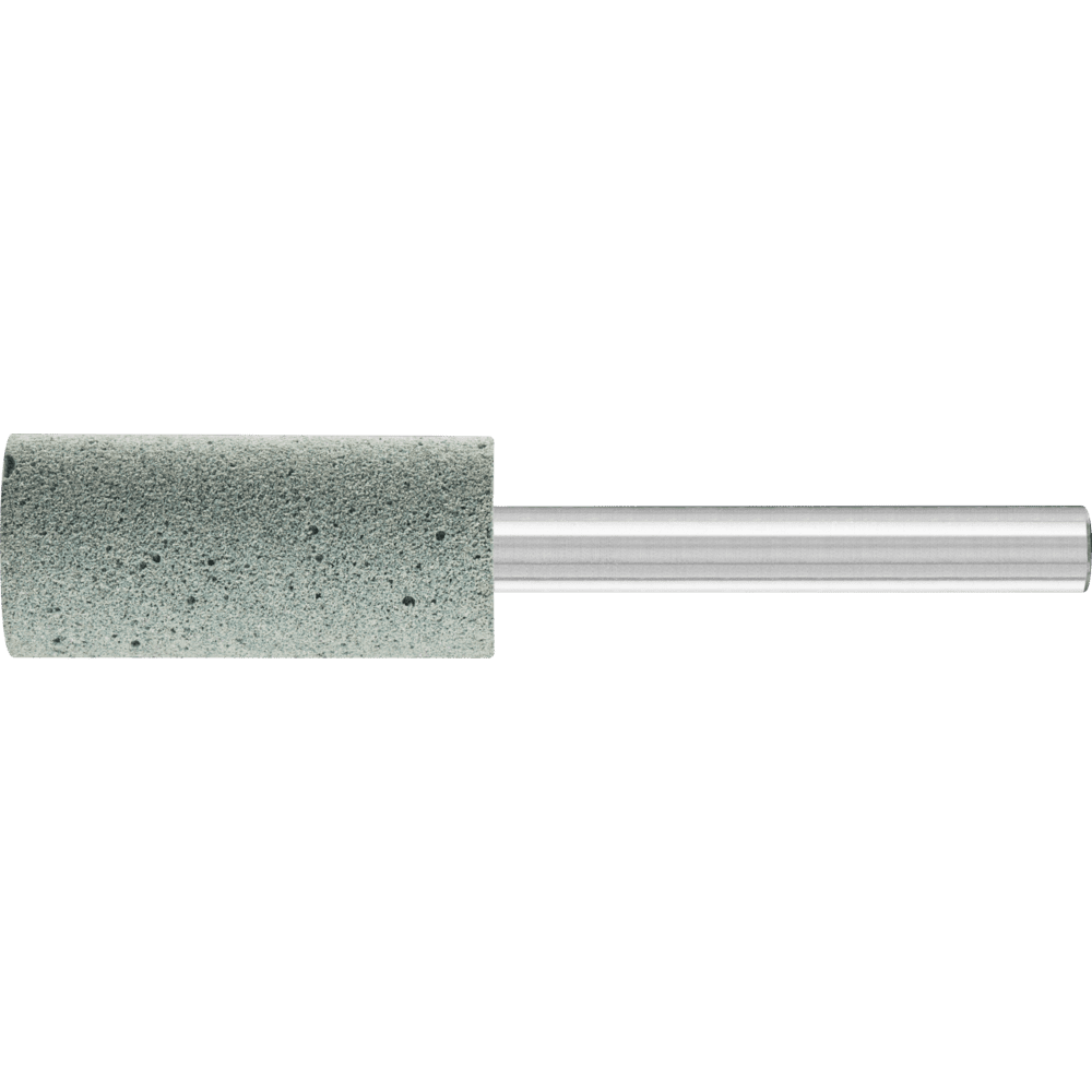 PFERD Poliflex Schleifstift Zylinderform Ø 15x30mm Schaft-Ø 6 mm Bindung PUR Weich SIC150