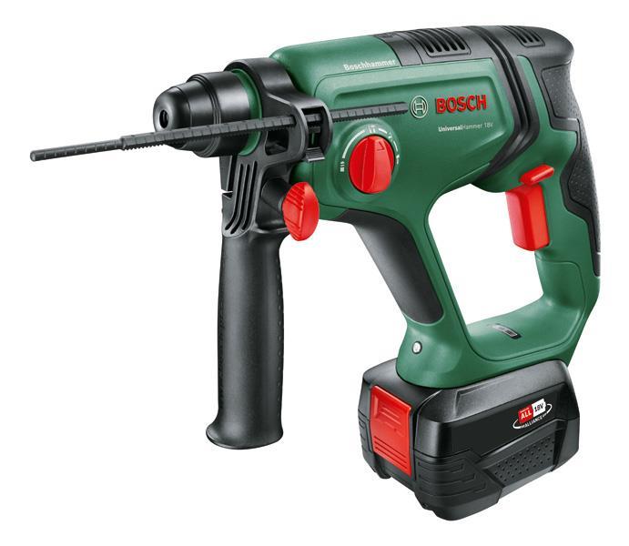 BOSCH Akku-Bohrhammer UniversalHammer 18V, 1 Akku PBA 18V 4.0 Ah, Tragekoffer