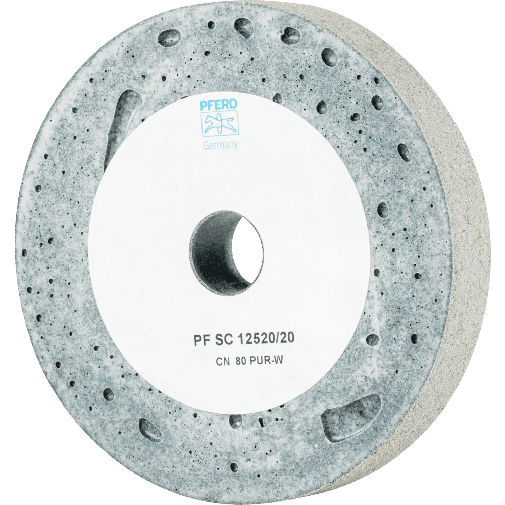 PFERD Poliflex Scheibe SC Ø 125x20mm Bohrung-Ø 20mm Bindung PUR Weich SIC80 PFERD Poliflex Scheibe SC Ø 125x20mm Bohrung-Ø 20mm Bindung PUR Weich SIC80