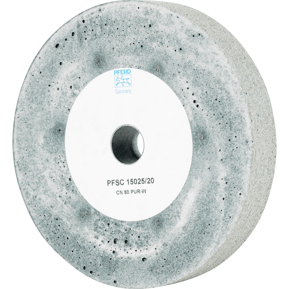 PFERD Poliflex Scheibe SC Ø 150x25 mm Bohrung-Ø 20mm Bindung PUR Weich SIC80 PFERD Poliflex Scheibe SC Ø 150x25 mm Bohrung-Ø 20mm Bindung PUR Weich SIC80