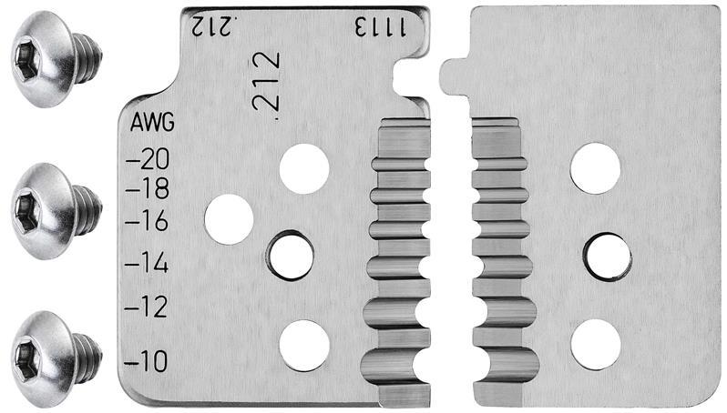 KNIPEX 12 19 13 1 Satz Ersatzmesser für 12 12 13