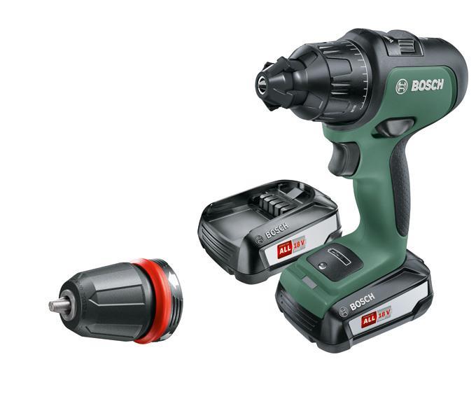 BOSCH Akku-Schlagbohrmaschine AdvancedImpact 18, 2 x Akku PBA 18V 2.5Ah