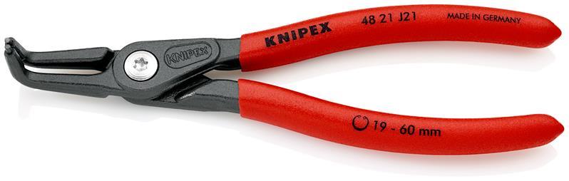 Präzisionssicherungsringzange J 21 f.Bohrungen D.19-60mm L.165mm KNIPEX