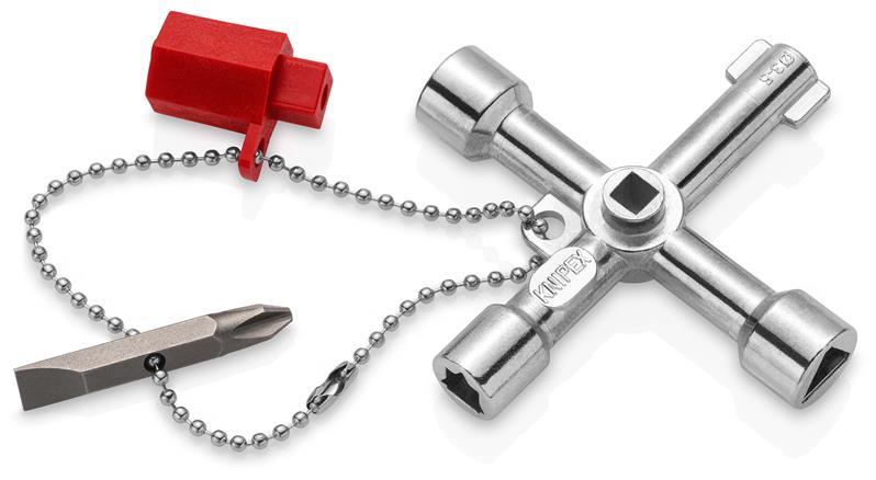 KNIPEX 00 11 03 Schaltschrankschlüssel Der Standard Schaltschrankschlüssel 76 mm KNIPEX 00 11 03 Schaltschrankschlüssel Der Standard Schaltschrankschlüssel 76 mm